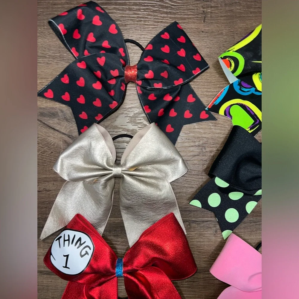 Brand new but flawed! Cheerleading bow bundle!
